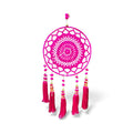 Boho Pink Dream Catcher Wall Hanging Decor