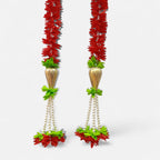 Handmade Handi Patti Hanging Set for Festive Decor (Pack Of 10)
