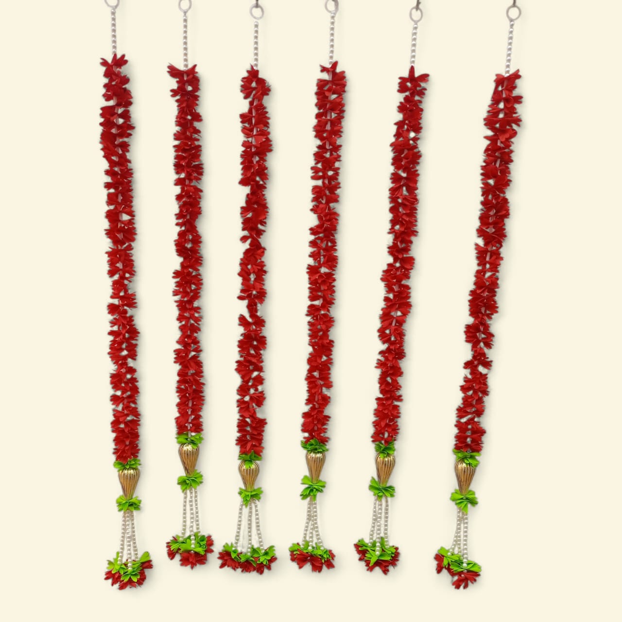 Handmade Handi Patti Hanging Set for Festive Decor (Pack Of 10)