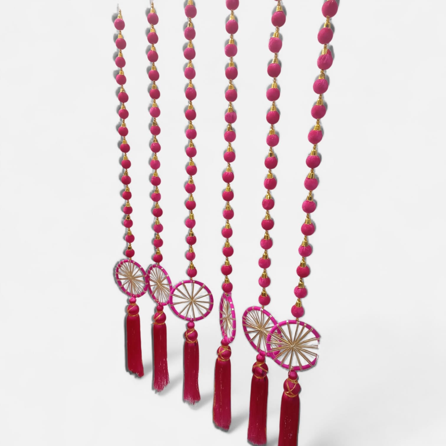 Ball Chakra Ladi Hanging with Tassels Set