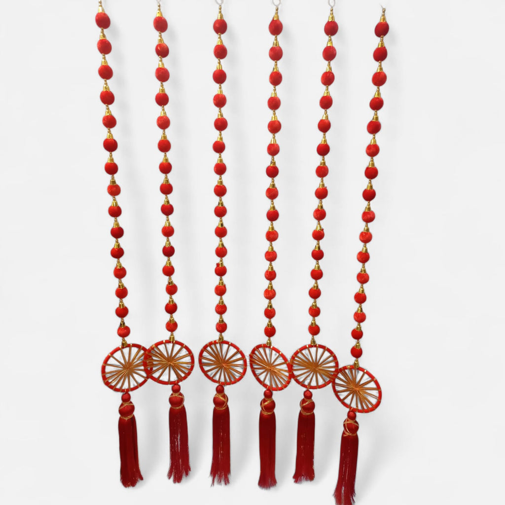 Ball Chakra Ladi Hanging with Tassels Set