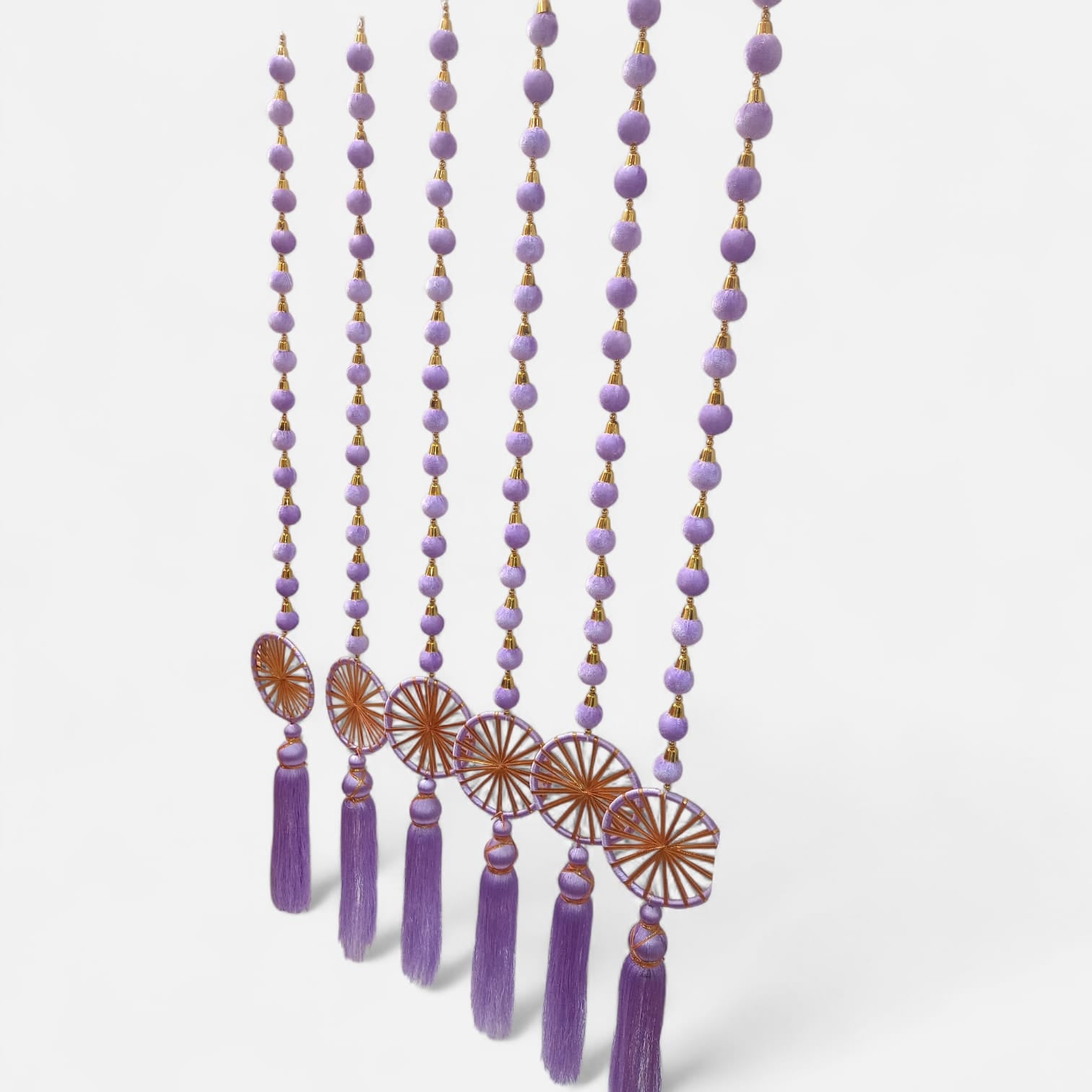 Ball Chakra Ladi Hanging with Tassels Set