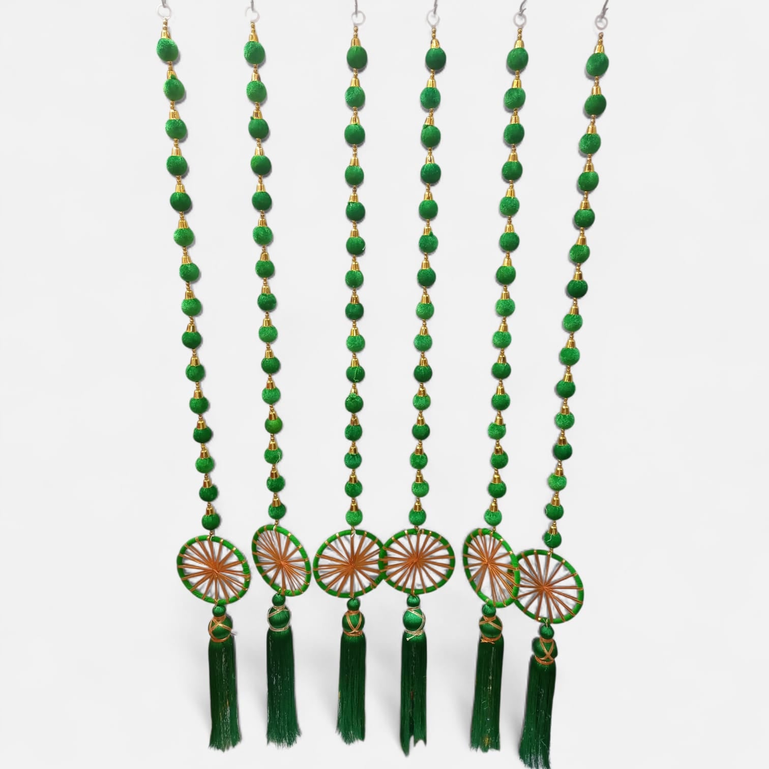 Ball Chakra Ladi Hanging with Tassels Set