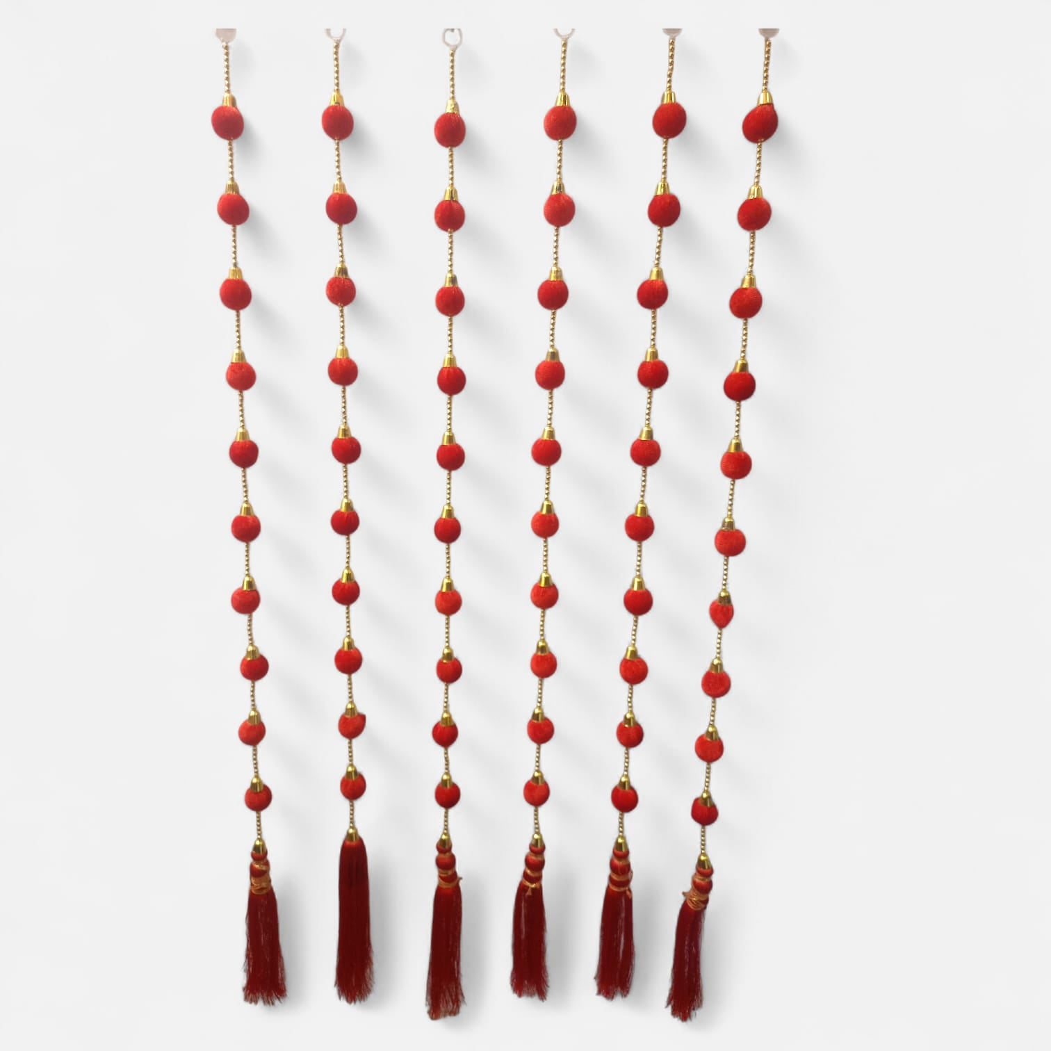 Choti Ball Hanging Tassel Decor Set (Pack Of 10)