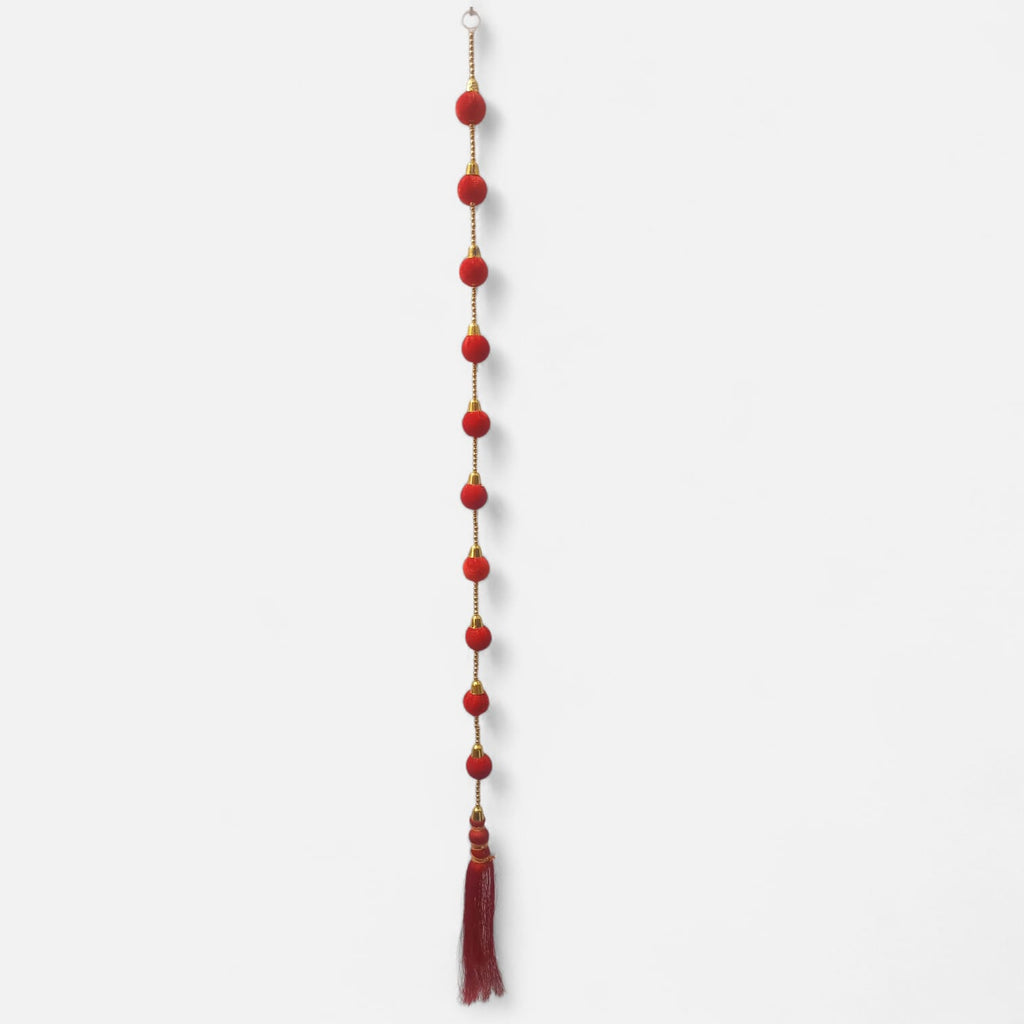 Choti Ball Hanging Tassel Decor Set (Pack Of 10)