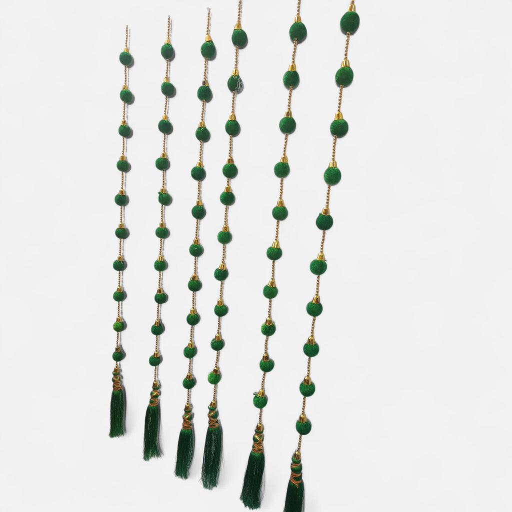 Choti Ball Hanging Tassel Decor Set (Pack Of 10)