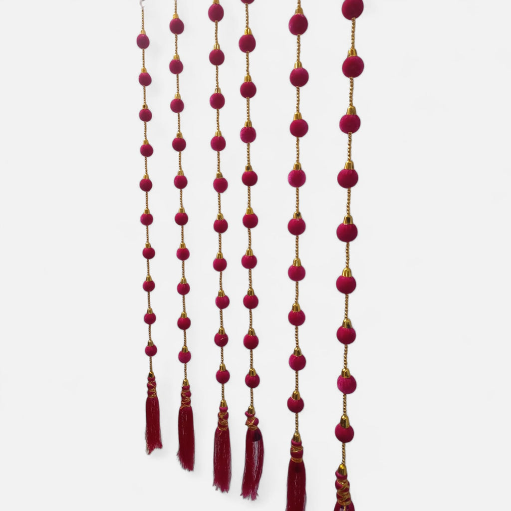 Choti Ball Hanging Tassel Decor Set (Pack Of 10)