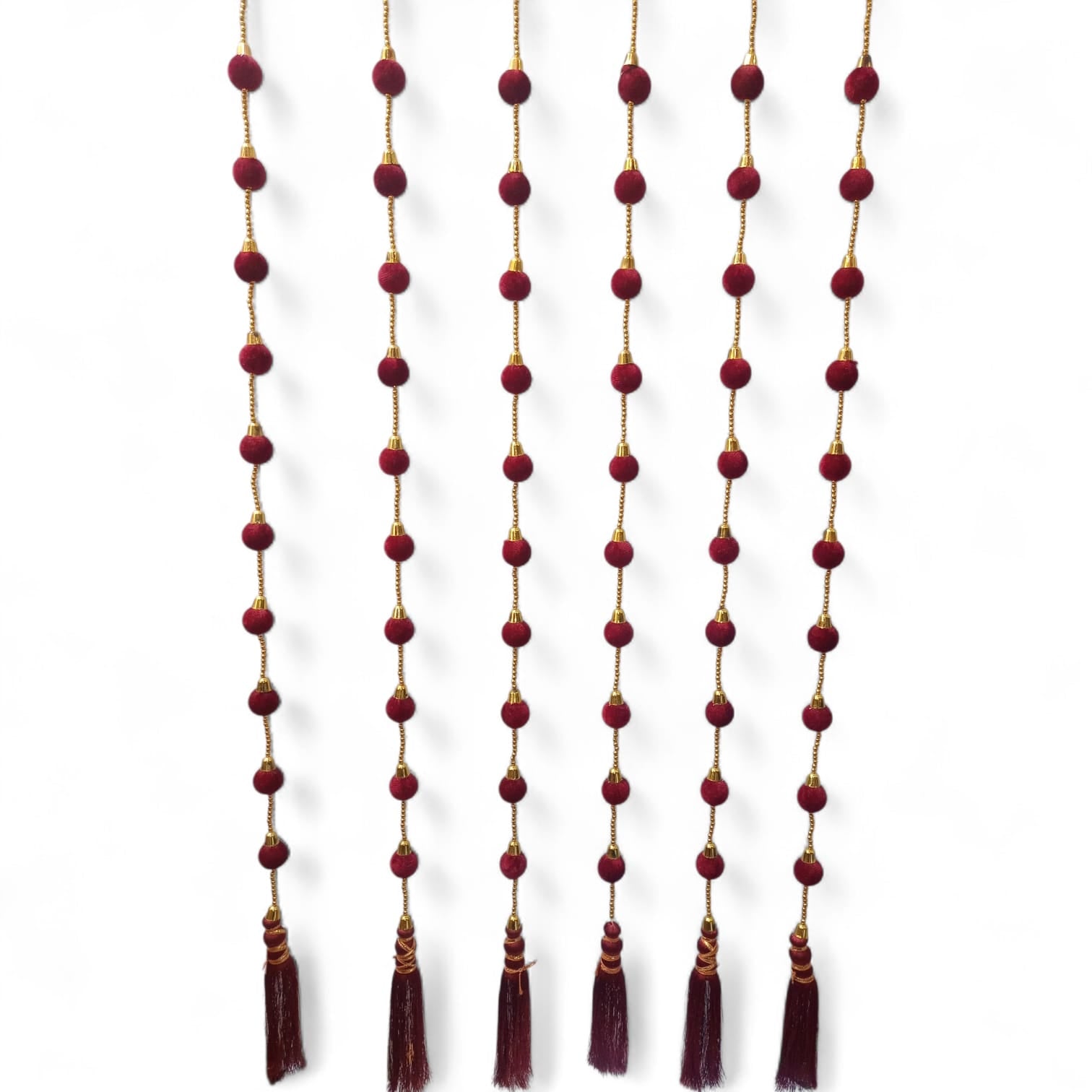 Choti Ball Hanging Tassel Decor Set (Pack Of 10)