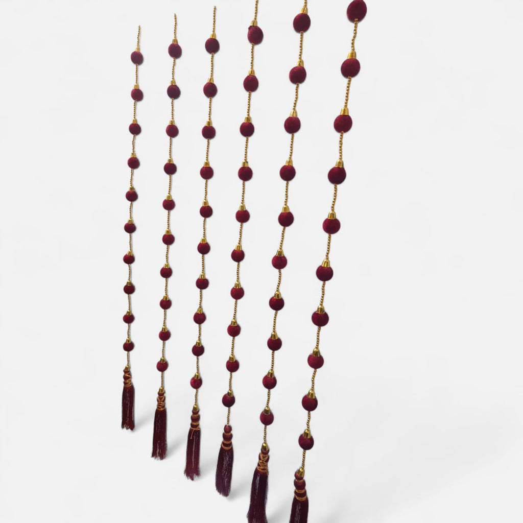 Choti Ball Hanging Tassel Decor Set (Pack Of 10)