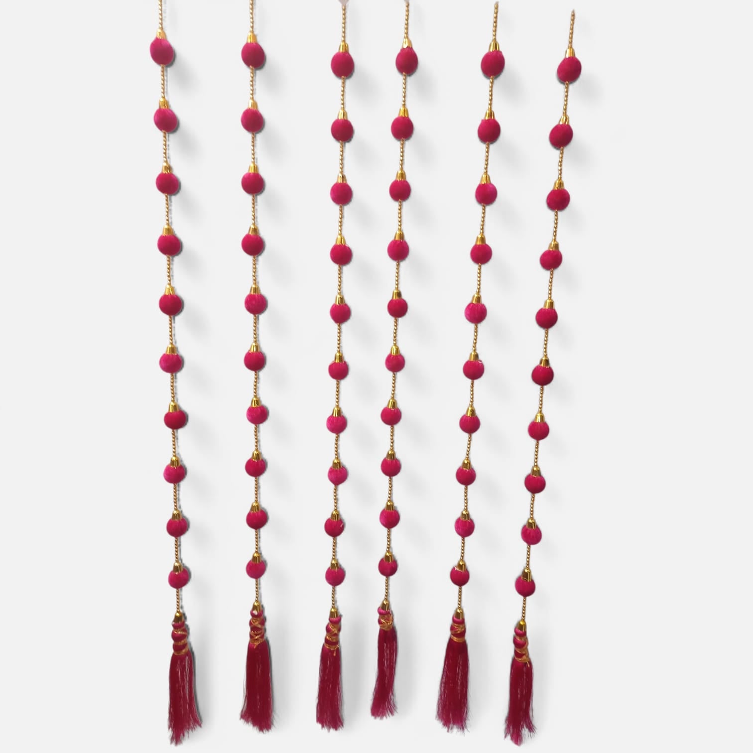 Choti Ball Hanging Tassel Decor Set (Pack Of 10)