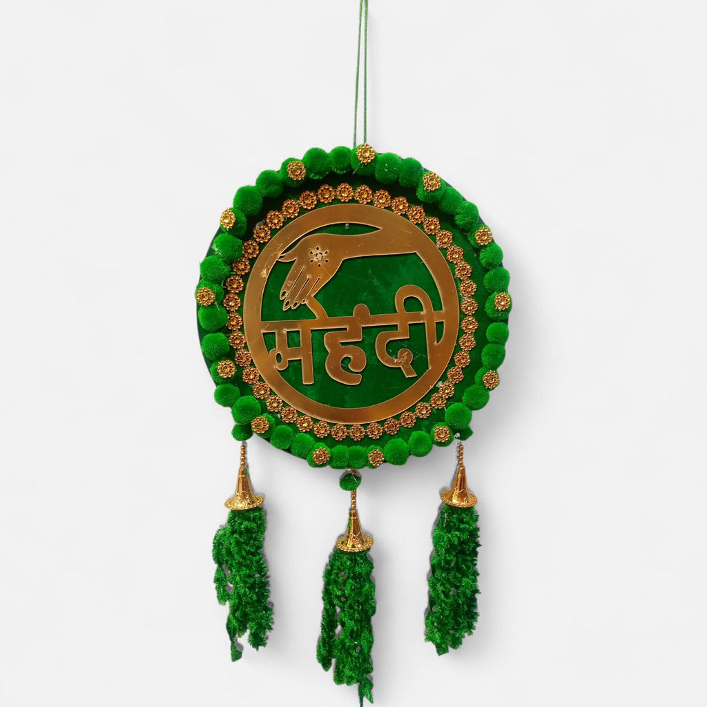 Pom Pom Haldi Mehndi Hanging Decor