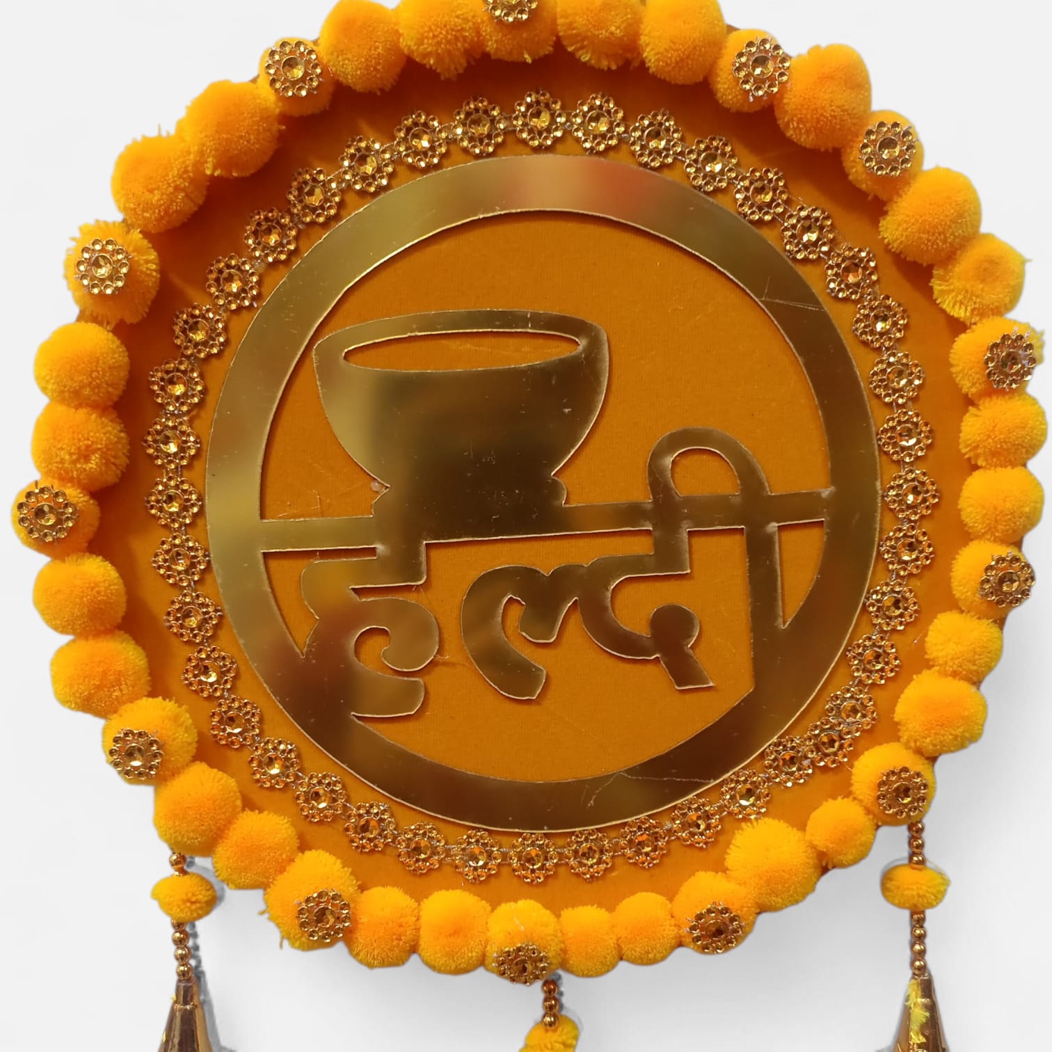 Pom Pom Haldi Mehndi Hanging Decor
