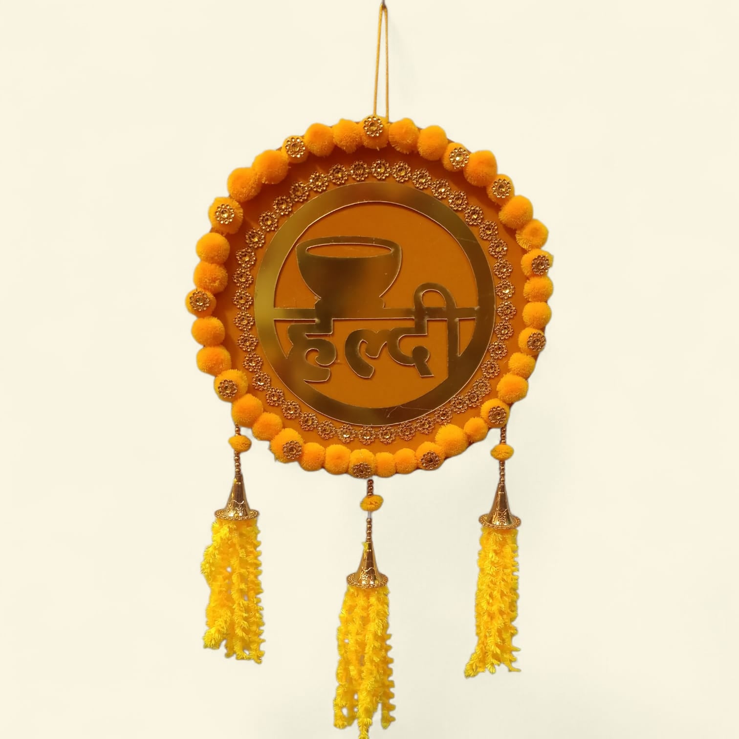 Pom Pom Haldi Mehndi Hanging Decor