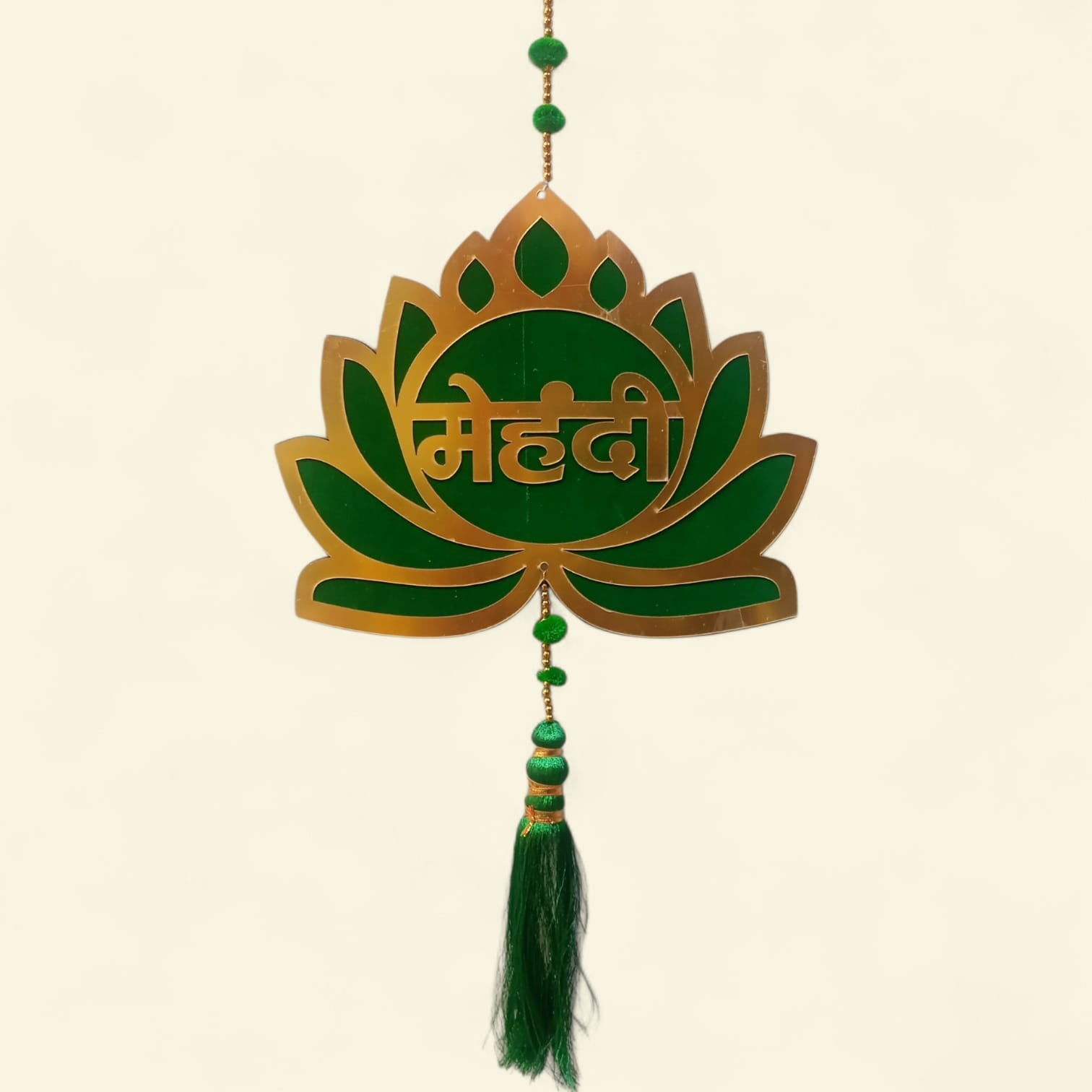 Lotus Haldi Mehndi Hanging Wedding Decor