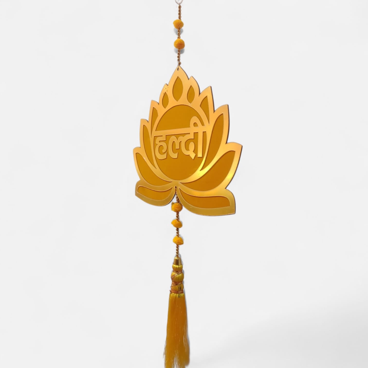 Lotus Haldi Mehndi Hanging Wedding Decor