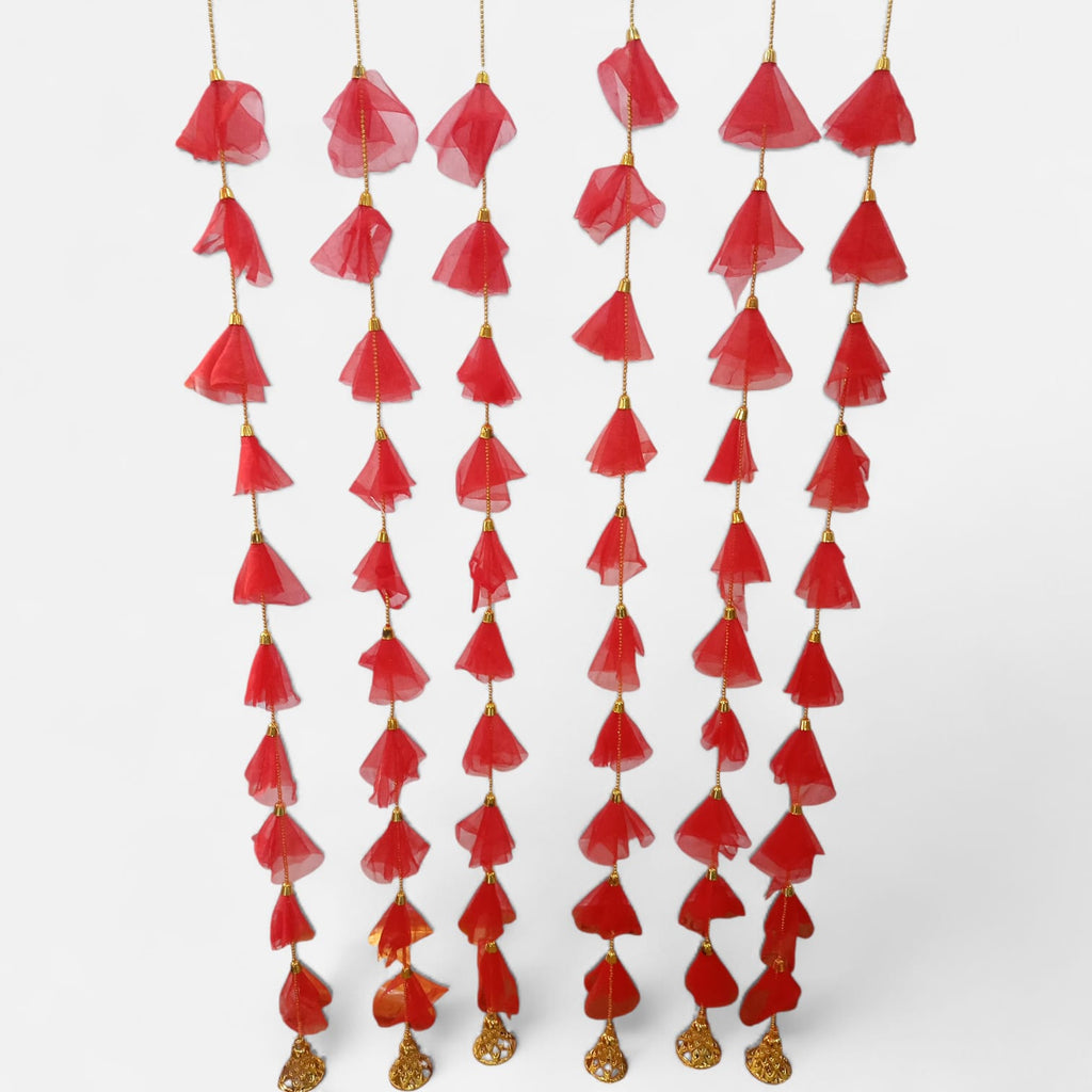 Net Ladi Hanging for Festive & Wedding Decor (Pack Of 10)