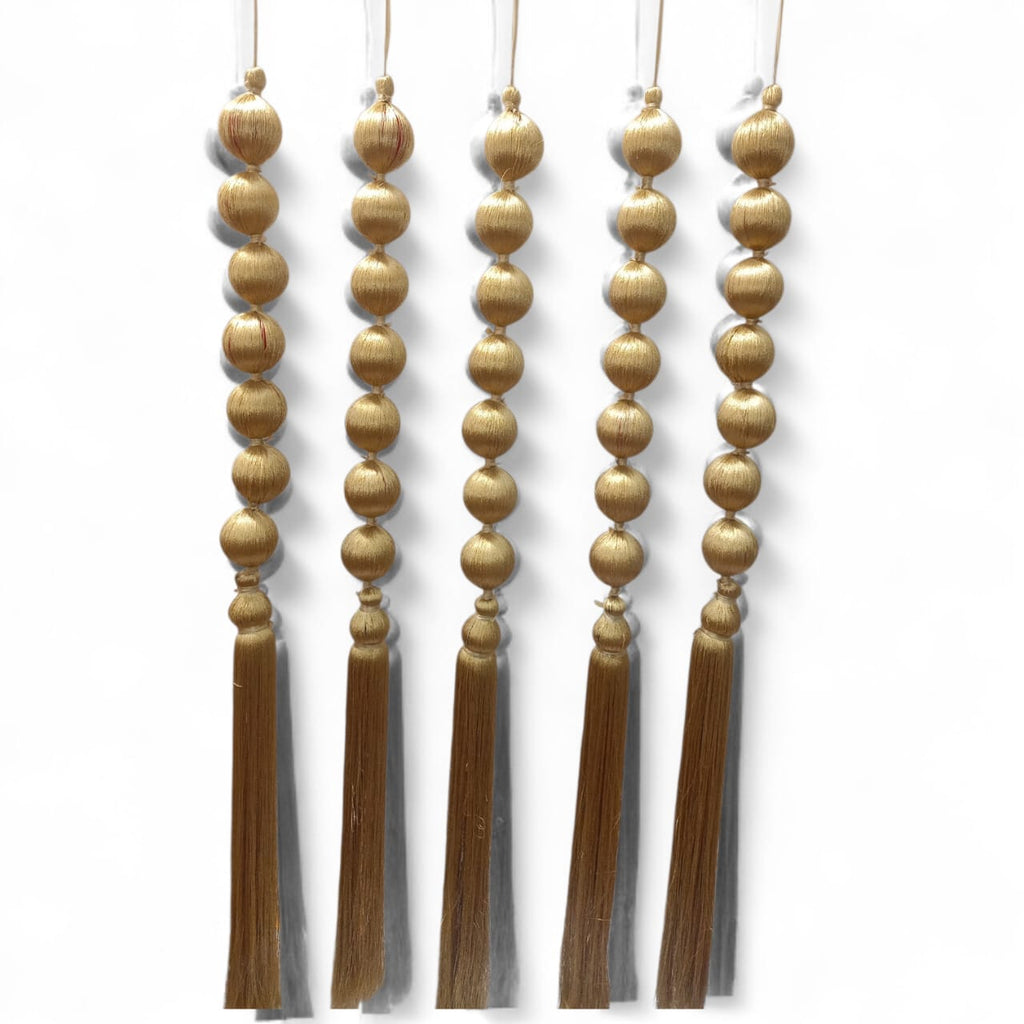 Resham Ball Ladi Hanging with Tassels Decor (Pack Of 10)