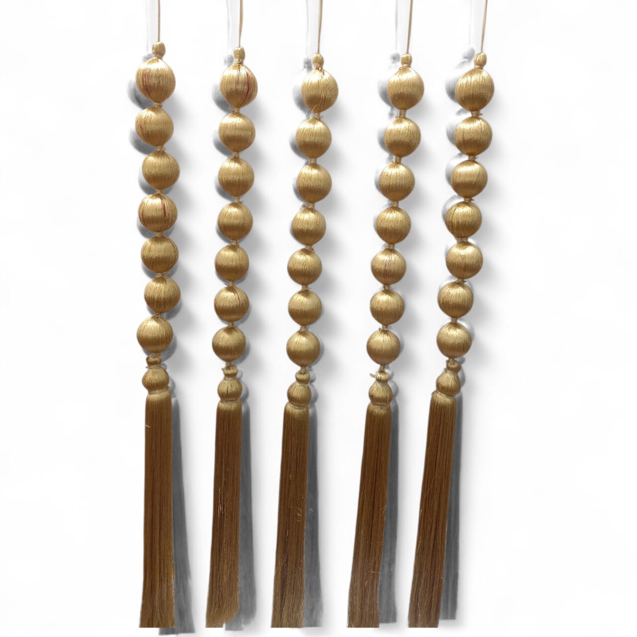 Resham Ball Ladi Hanging with Tassels Decor (Pack Of 10)