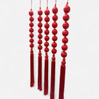 Resham Ball Ladi Hanging with Tassels Decor (Pack Of 10)