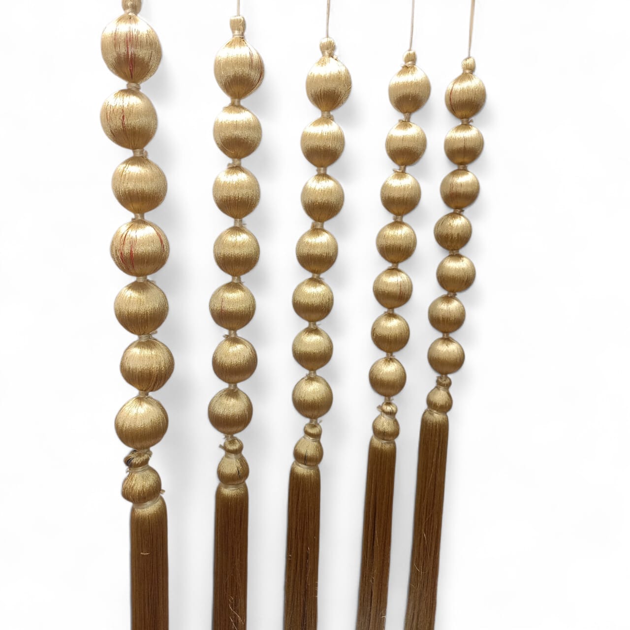 Resham Ball Ladi Hanging with Tassels Decor (Pack Of 10)
