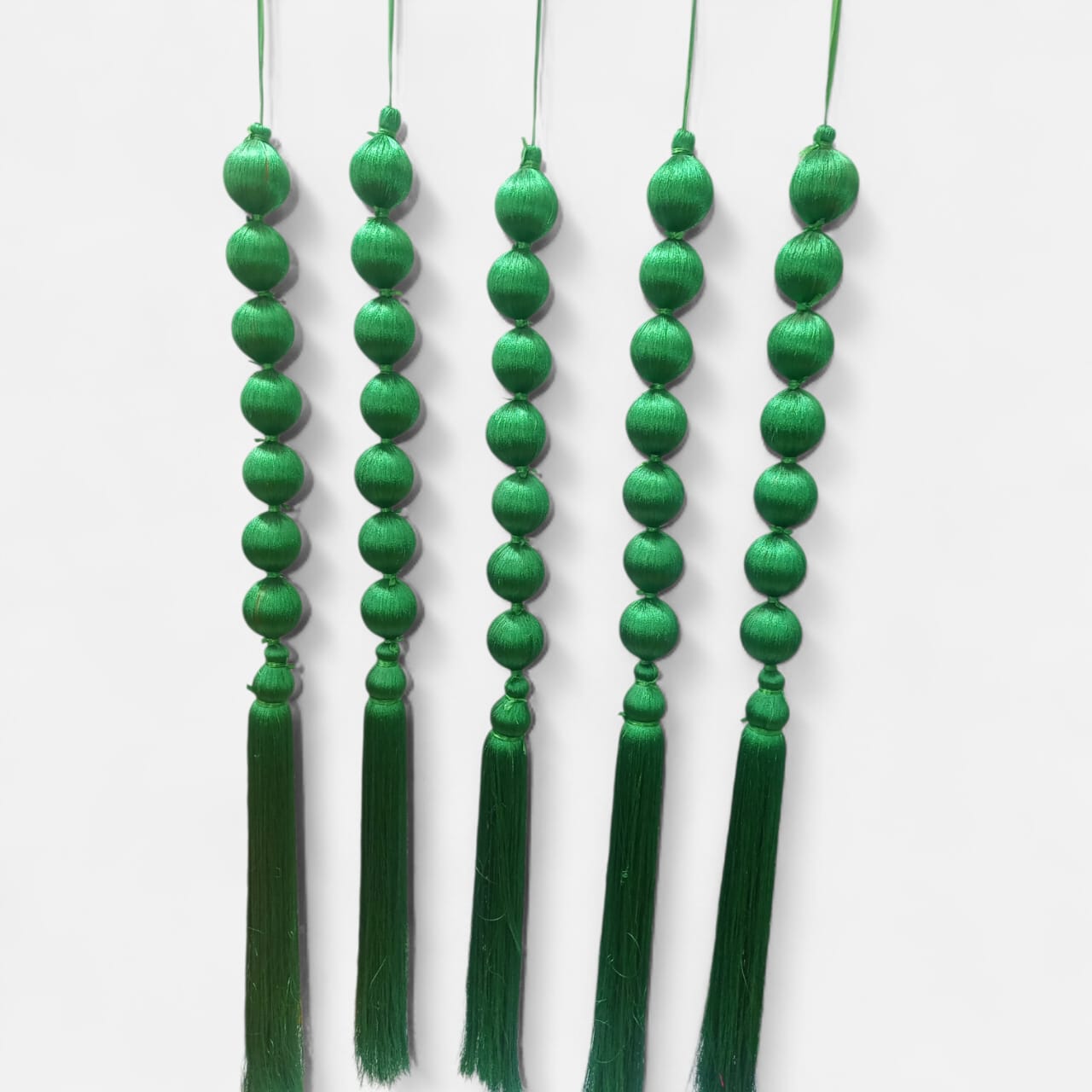 Resham Ball Ladi Hanging with Tassels Decor (Pack Of 10)