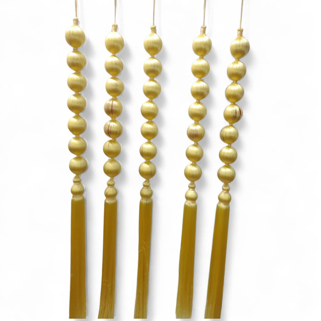 Resham Ball Ladi Hanging with Tassels Decor (Pack Of 10)