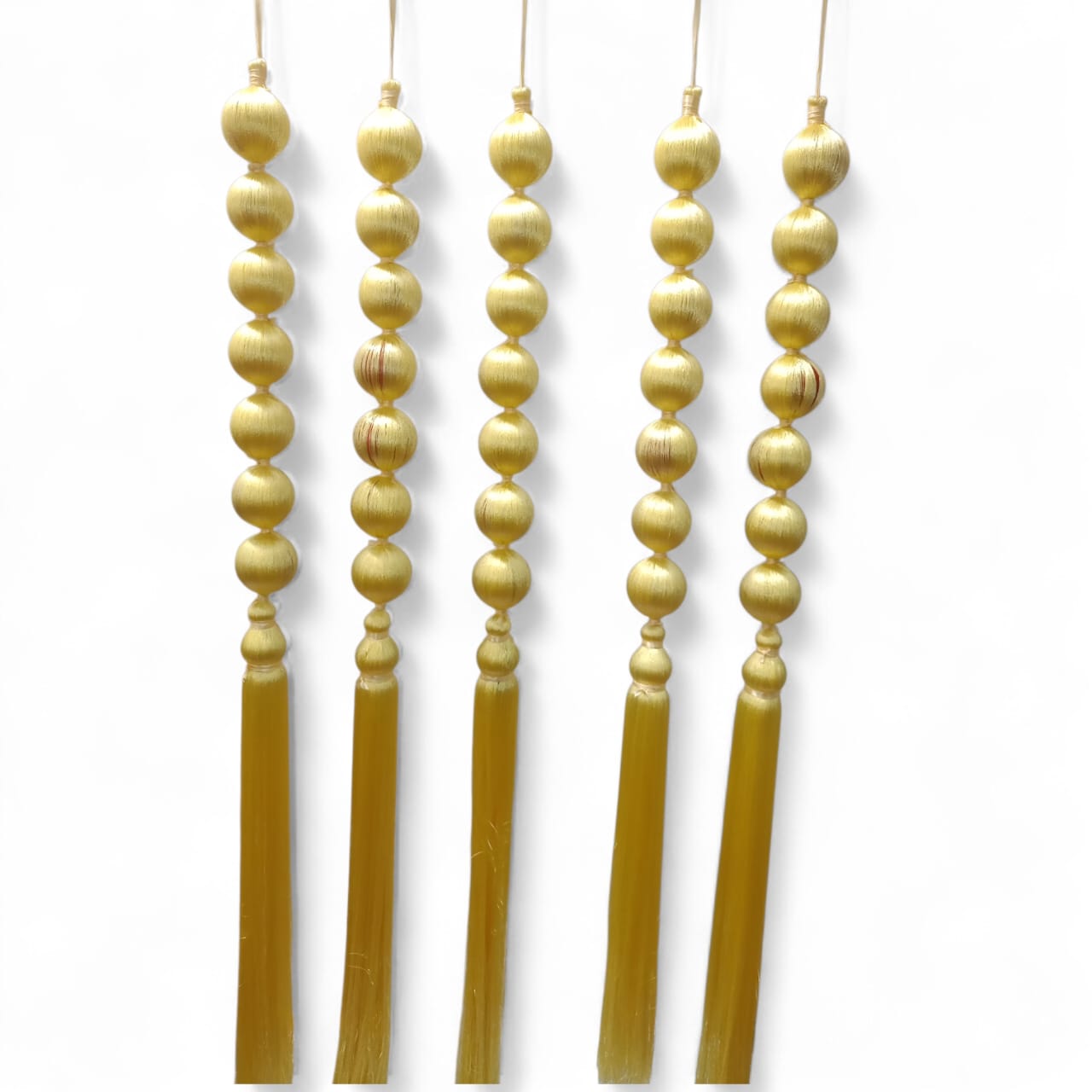 Resham Ball Ladi Hanging with Tassels Decor (Pack Of 10)