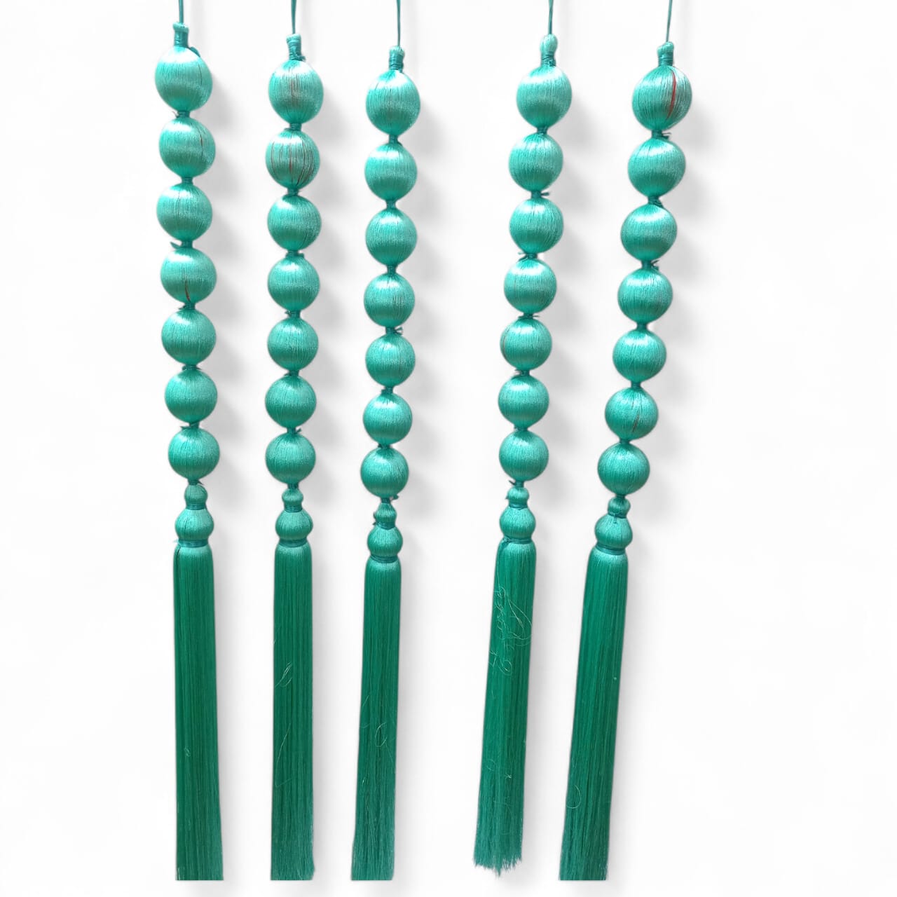 Resham Ball Ladi Hanging with Tassels Decor (Pack Of 10)
