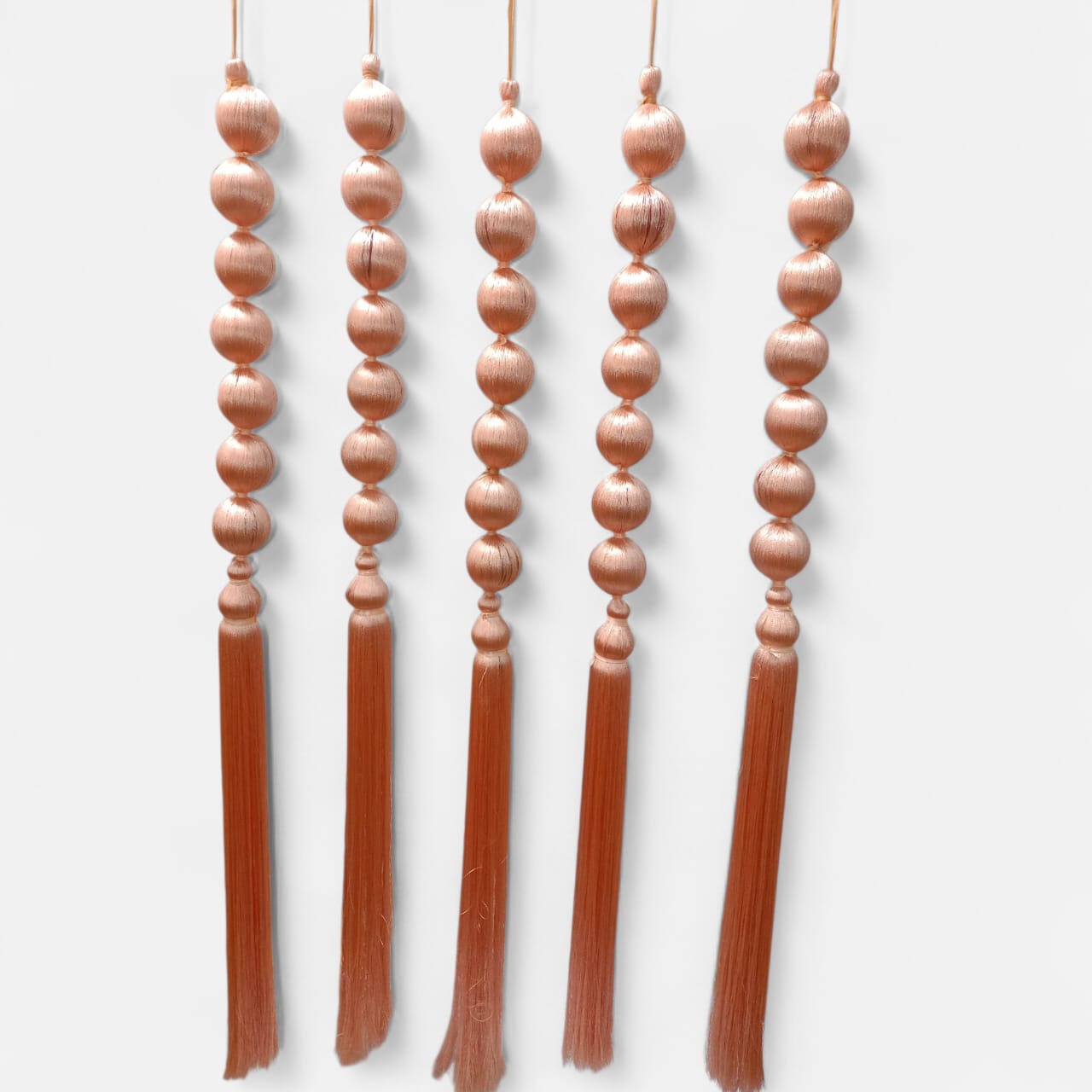 Resham Ball Ladi Hanging with Tassels Decor (Pack Of 10)