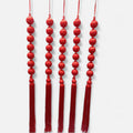 Resham Ball Ladi Hanging with Tassels Decor (Pack Of 10)