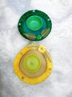 Haldi Mehndi Decorative Plate Set (9 Inch)