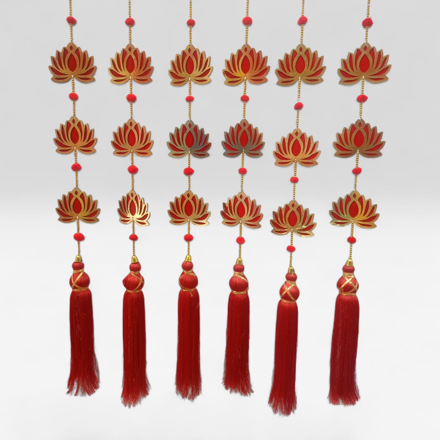 Lotus Tassel Hanging for Festive & Wedding Decor