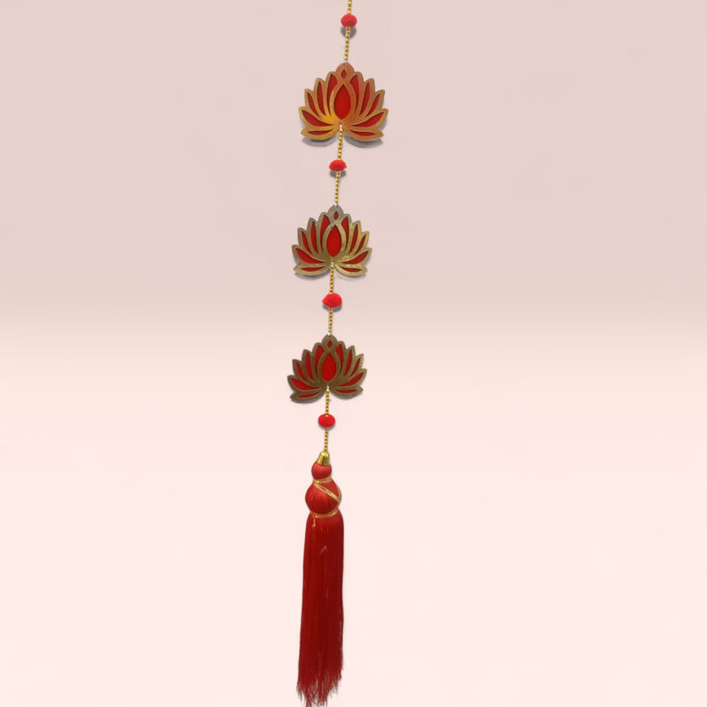 Lotus Tassel Hanging for Festive & Wedding Decor