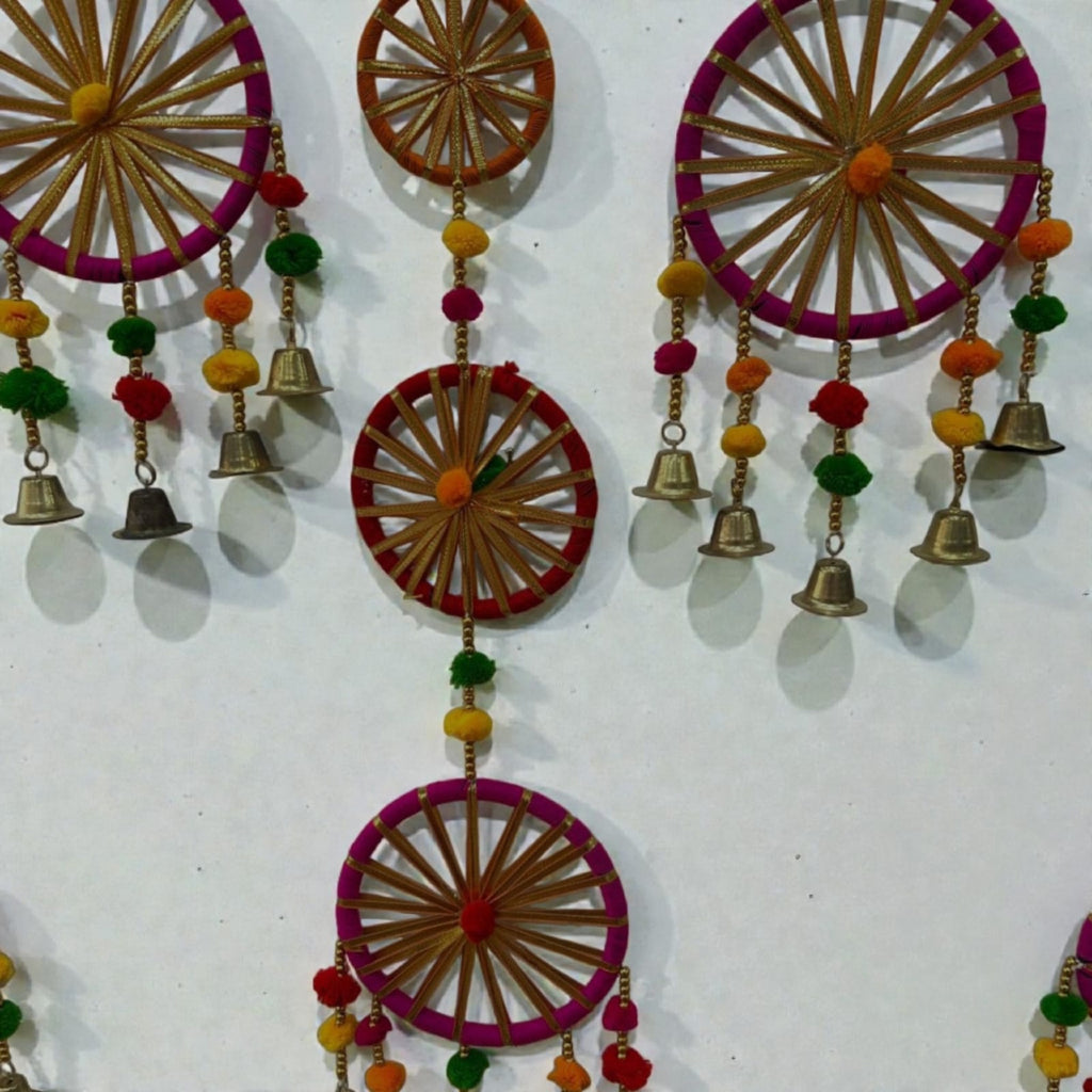 5-4-3 Chakri Ladi Hanging with Bells Decor