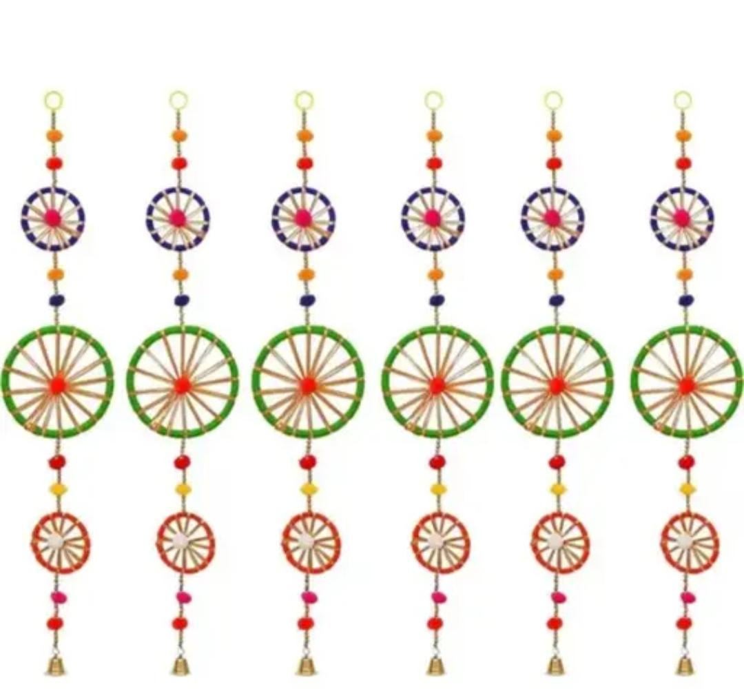 Baja Hanging Multicolor Chakri Decor Set