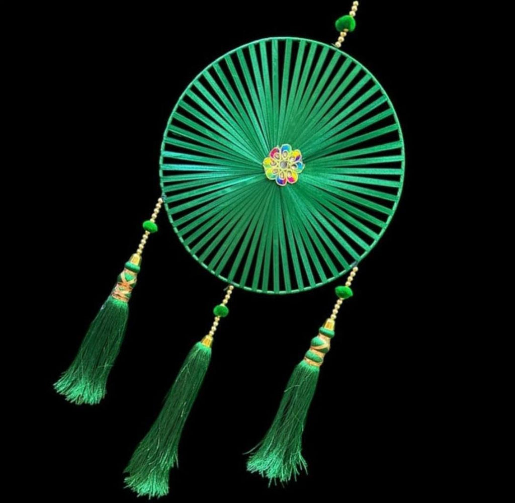 Ribbon Chakra Hanging with Tassels (Pack of 6)