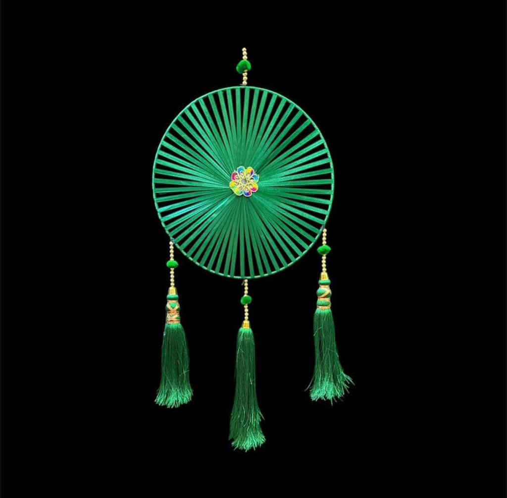 Ribbon Chakra Hanging with Tassels (Pack of 6)