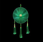Ribbon Chakra Hanging with Tassels (Pack of 6)