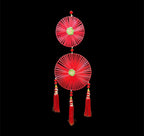 Double Ribbon Ring Hanging with Tassels (Pack of 10)