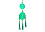 Double Ribbon Ring Hanging with Tassels (Pack of 10)