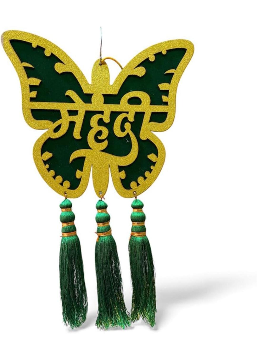 Titli Haldi Mehndi Hanging with Tassels (Pack of 1)