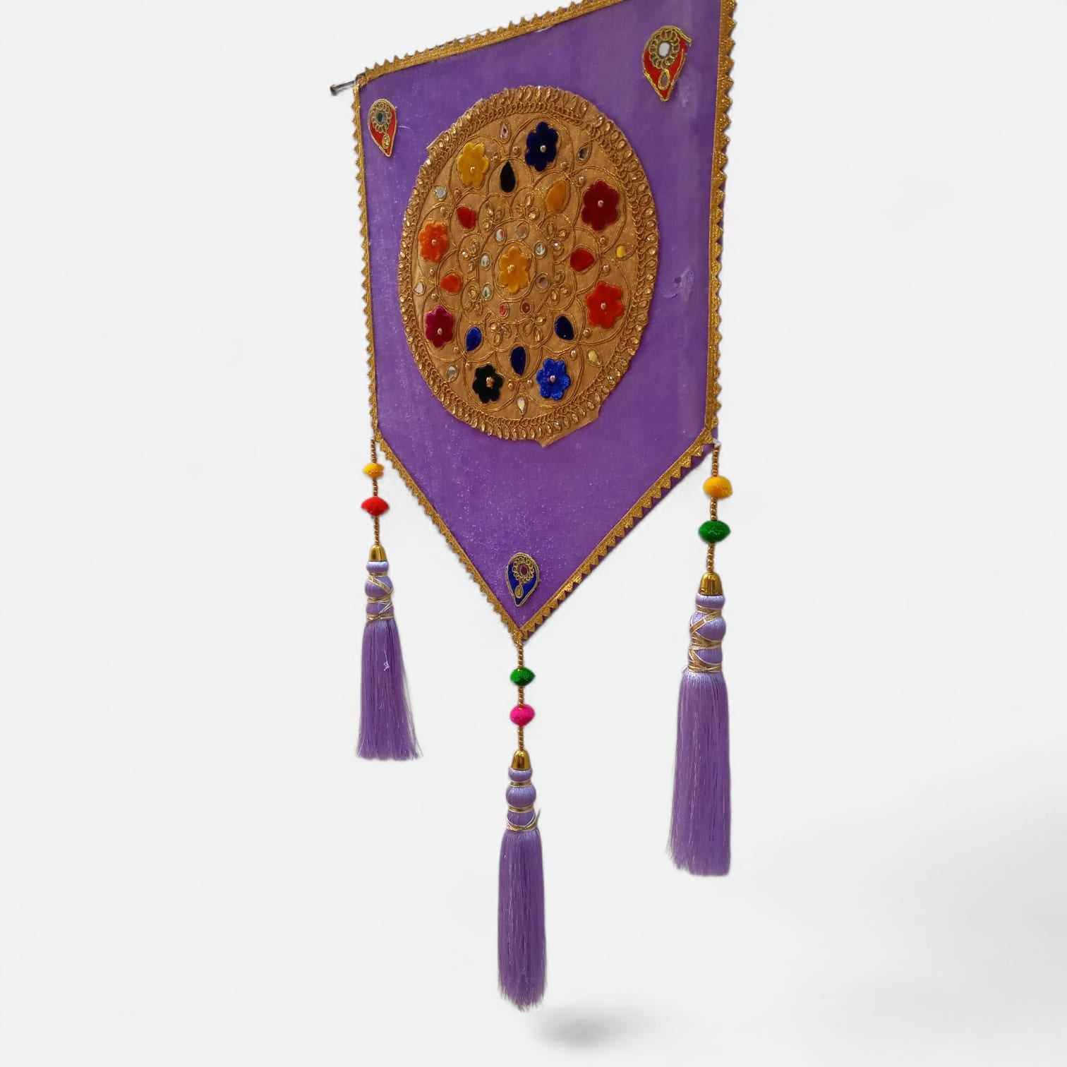 Senil Velvet Hanging with Tassels (Pack of 6)
