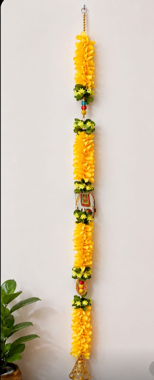Handmade Artificial Flower Door Hanging Toran Decor pack of 10