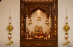 Moti Chudi Ganesh Decorative Hanging – Traditional Door & Pooja Décor, Pack of 10
