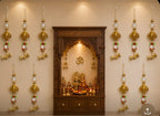 Moti Chudi Ganesh Decorative Hanging – Traditional Door & Pooja Décor, Pack of 10