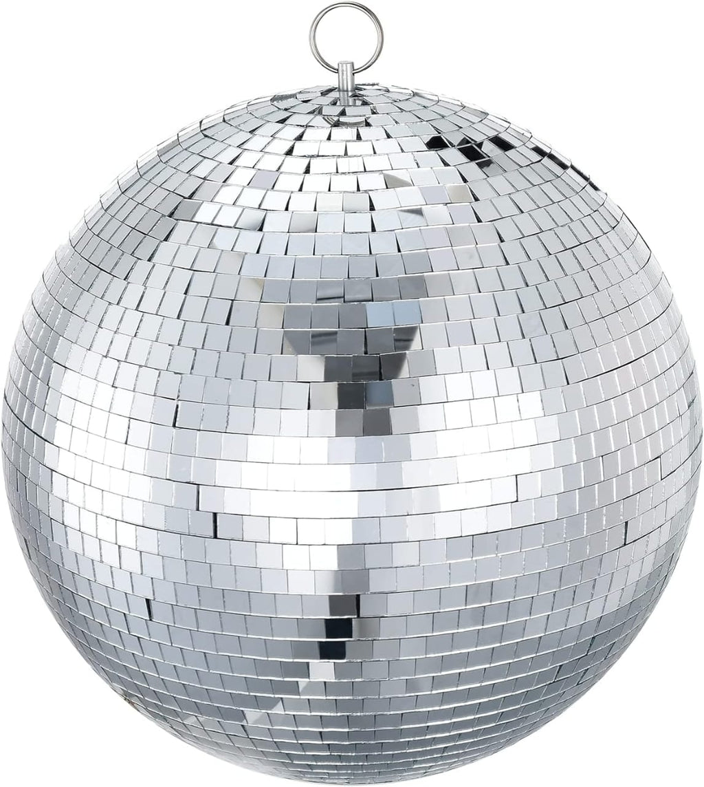 Silver Mirror Disco Ball Hanging Party Decoration
