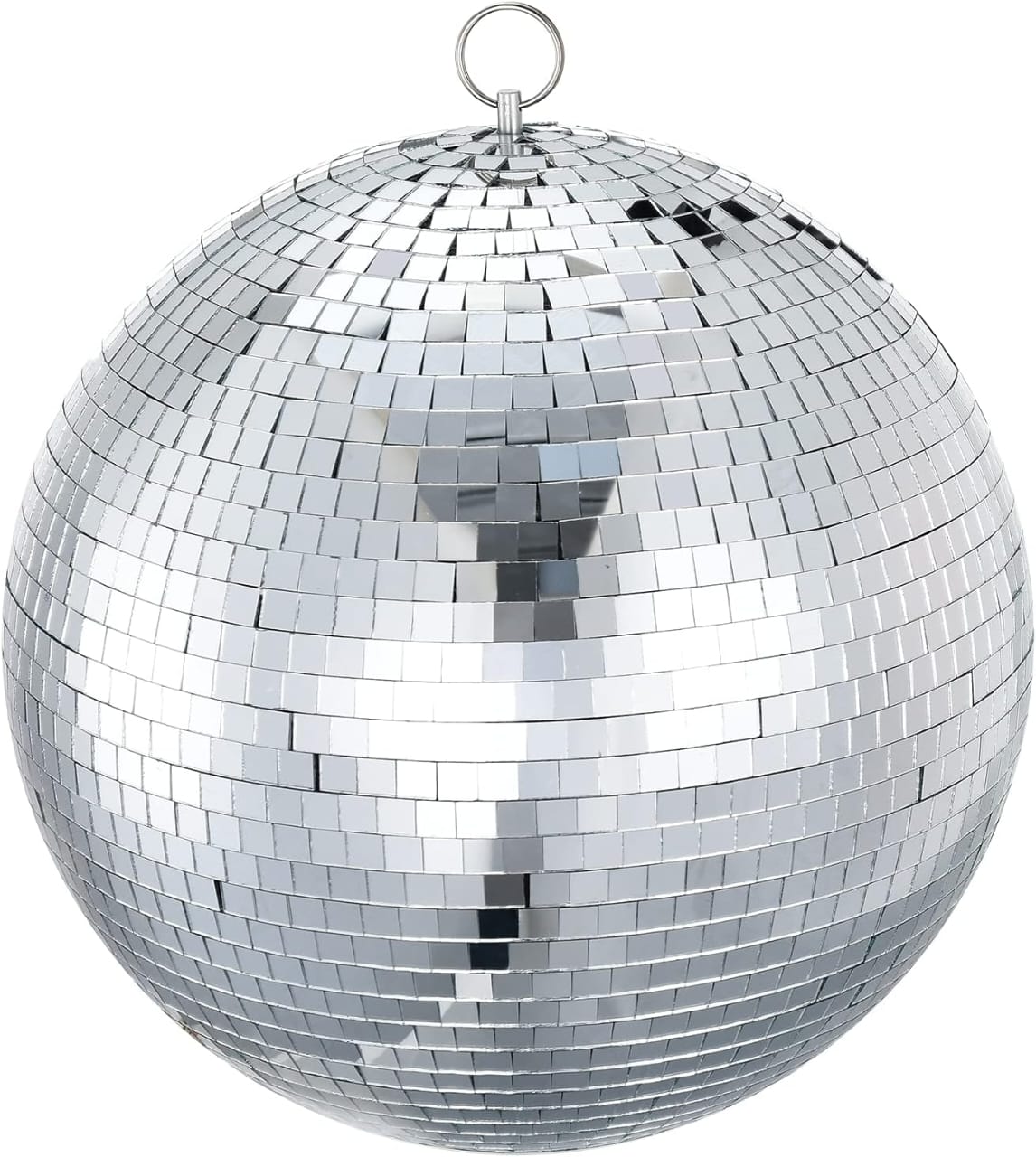 Silver Mirror Disco Ball Hanging Party Decoration