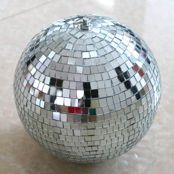 Silver Mirror Disco Ball Hanging Party Decoration