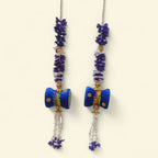 Handcrafted Pink Floral Hanging Latkan Decor Set of 2