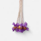 Handmade Moti Hanging Set with Floral Tassels